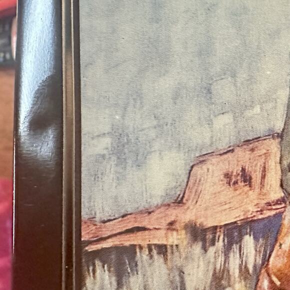 Vintage Western Cowboy Tin Box Made in WESTERN GERMANY Cowboy & Horse Artwork - Picture 12 of 12